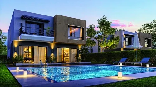 Townhouse for sale in Swanlake Residences in New Cairo of 300 m² with 5 bedrooms
