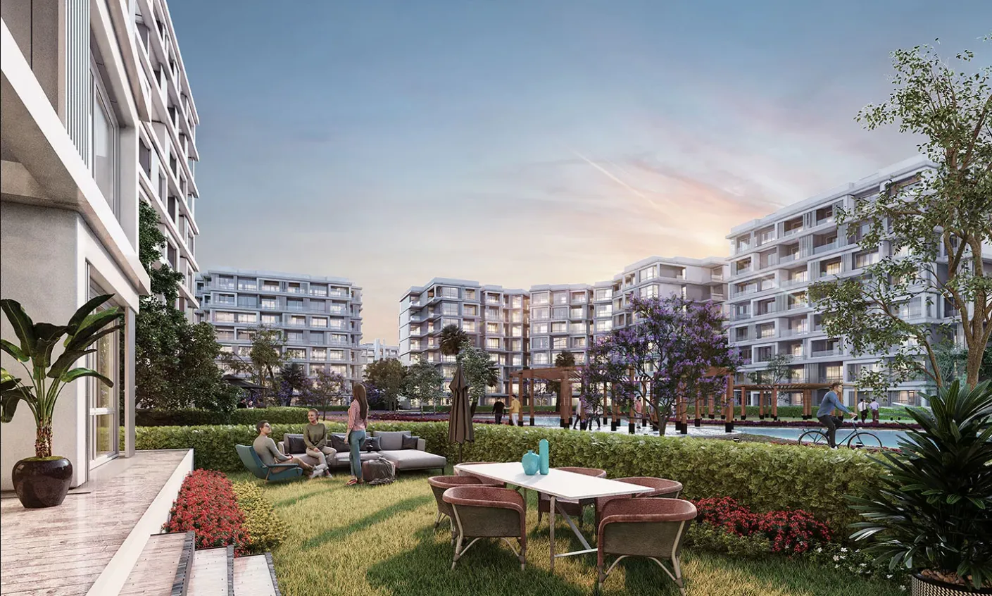 Apartment for sale in Entrada in New Capital City of 168 m² with 3 bedrooms