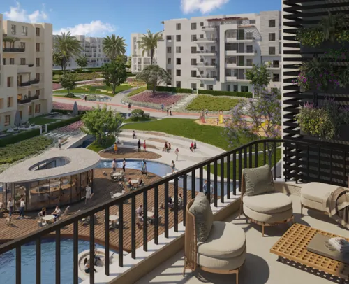 Apartment for sale in O West Orascom in October Gardens of 120 m² with 2 bedrooms