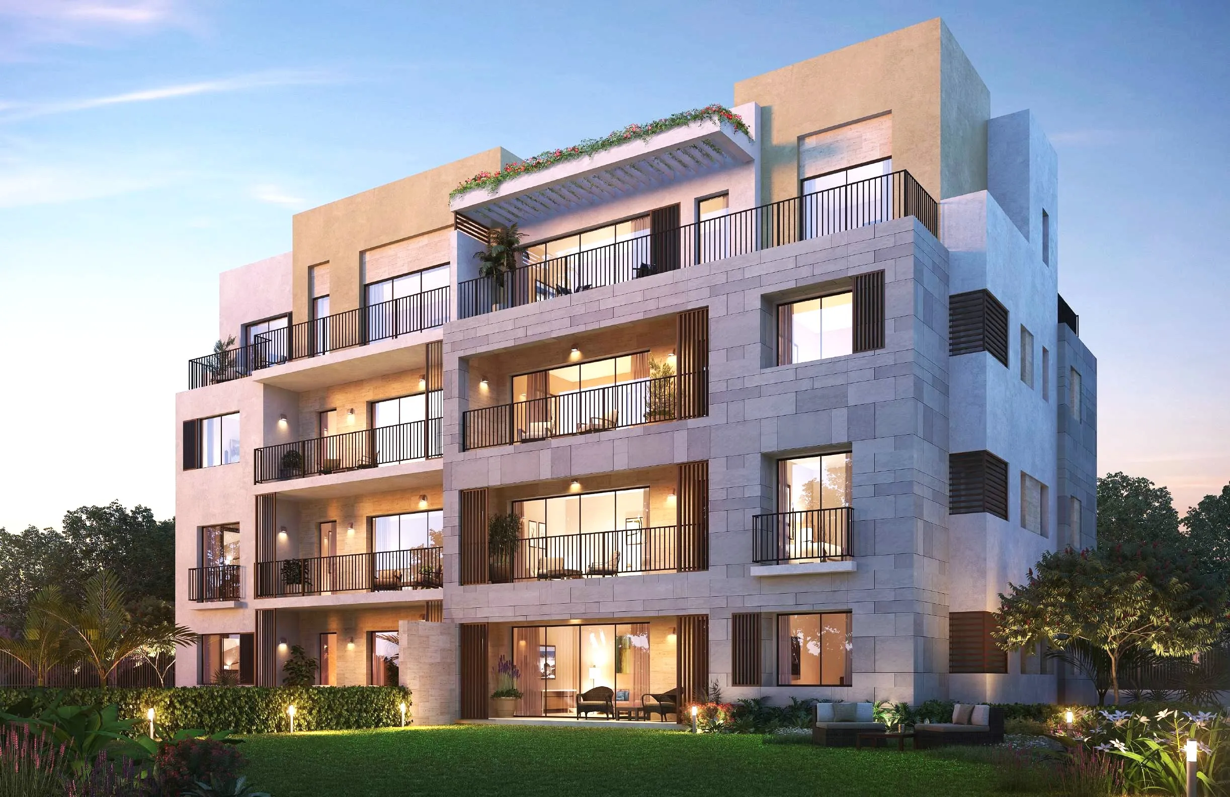 Apartment for sale in DISTRICT 5 in South New Cairo of 124 m² with 2 bedrooms
