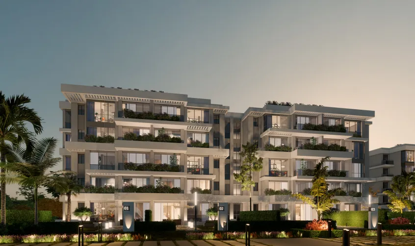 Apartment for sale in Bluetree in New Cairo of 185 m² with 3 bedrooms