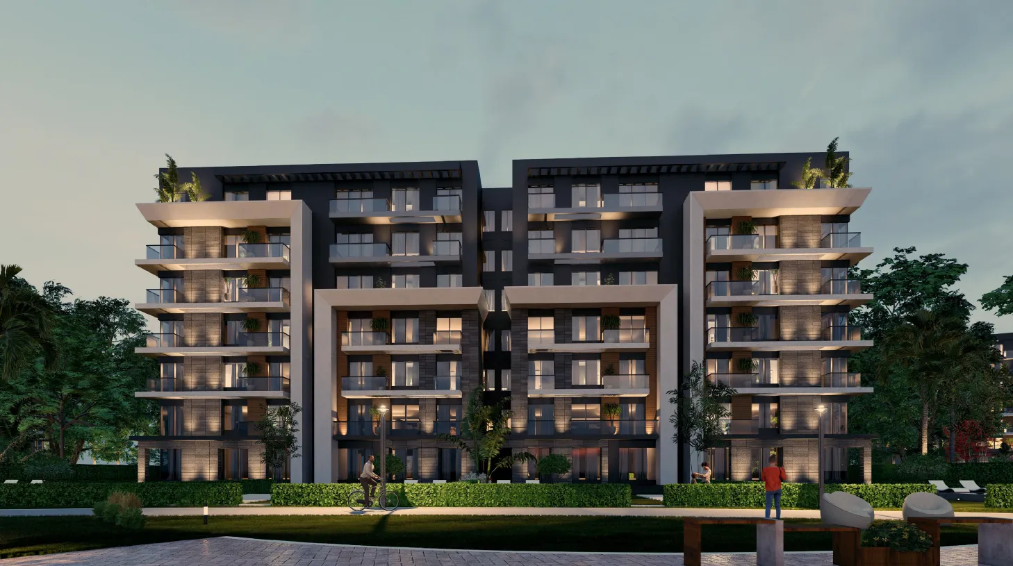 Apartment for sale in Monark Residence in Mostakbal City of 190 m² with 3 bedrooms