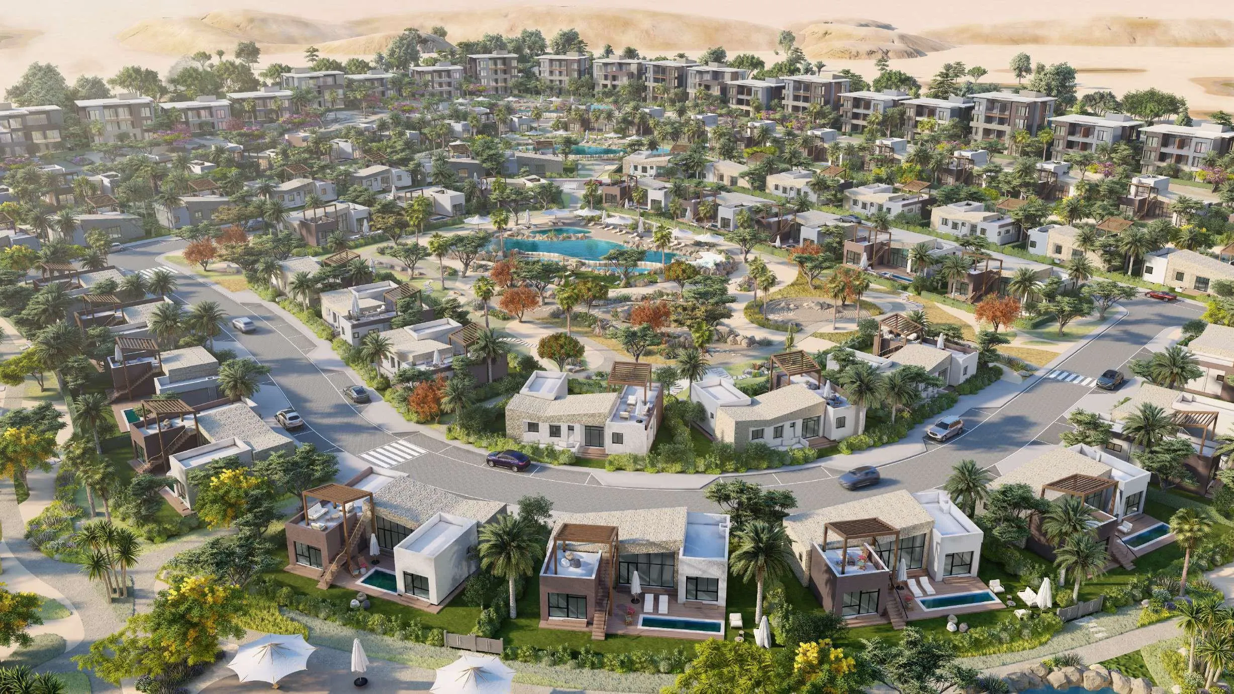 فيلا للبيع في جرينز باي ويست فالي في سوماباي بمساحة 152 م² تتكون من 3 غرف