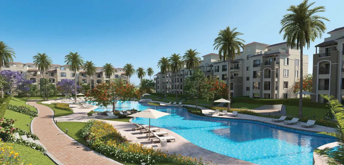 Apartment for sale in Stone Residence in New Cairo of 140 m² with 2 bedrooms