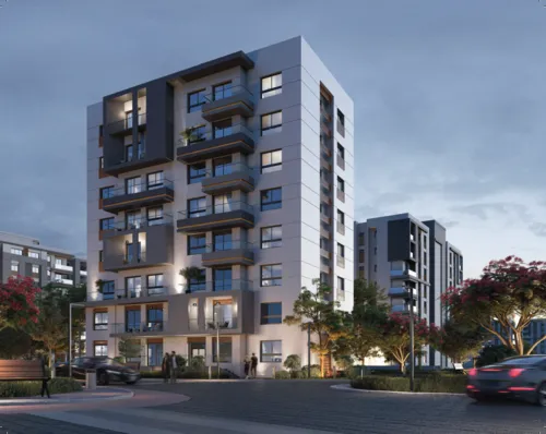 Apartment for sale in Bleu Vert  in New Capital City of 71 m² with 1 bedrooms