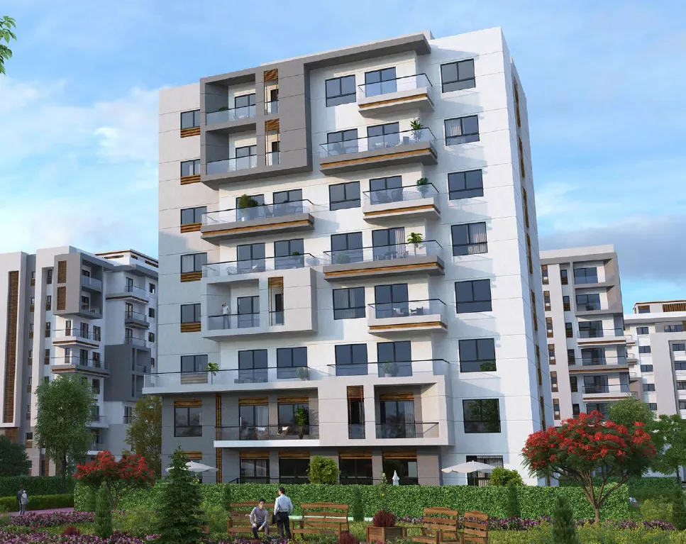Apartment for sale in Bleu Vert  in New Capital City of 71 m² with 1 bedrooms