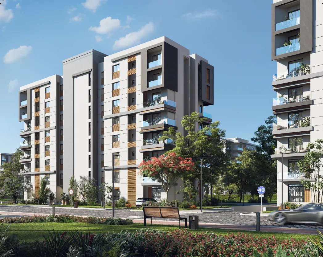 Apartment for sale in Bleu Vert  in New Capital City of 71 m² with 1 bedrooms