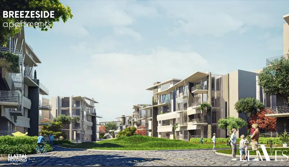 Apartment for sale in Leaves in 6th of October City of 105 m² with 2 bedrooms