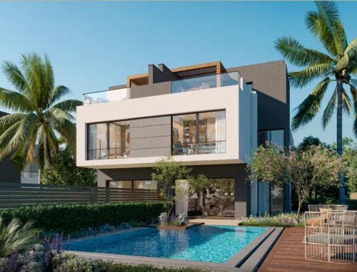 Villa for sale in PX in 6th of October City of 246 m² with 4 bedrooms