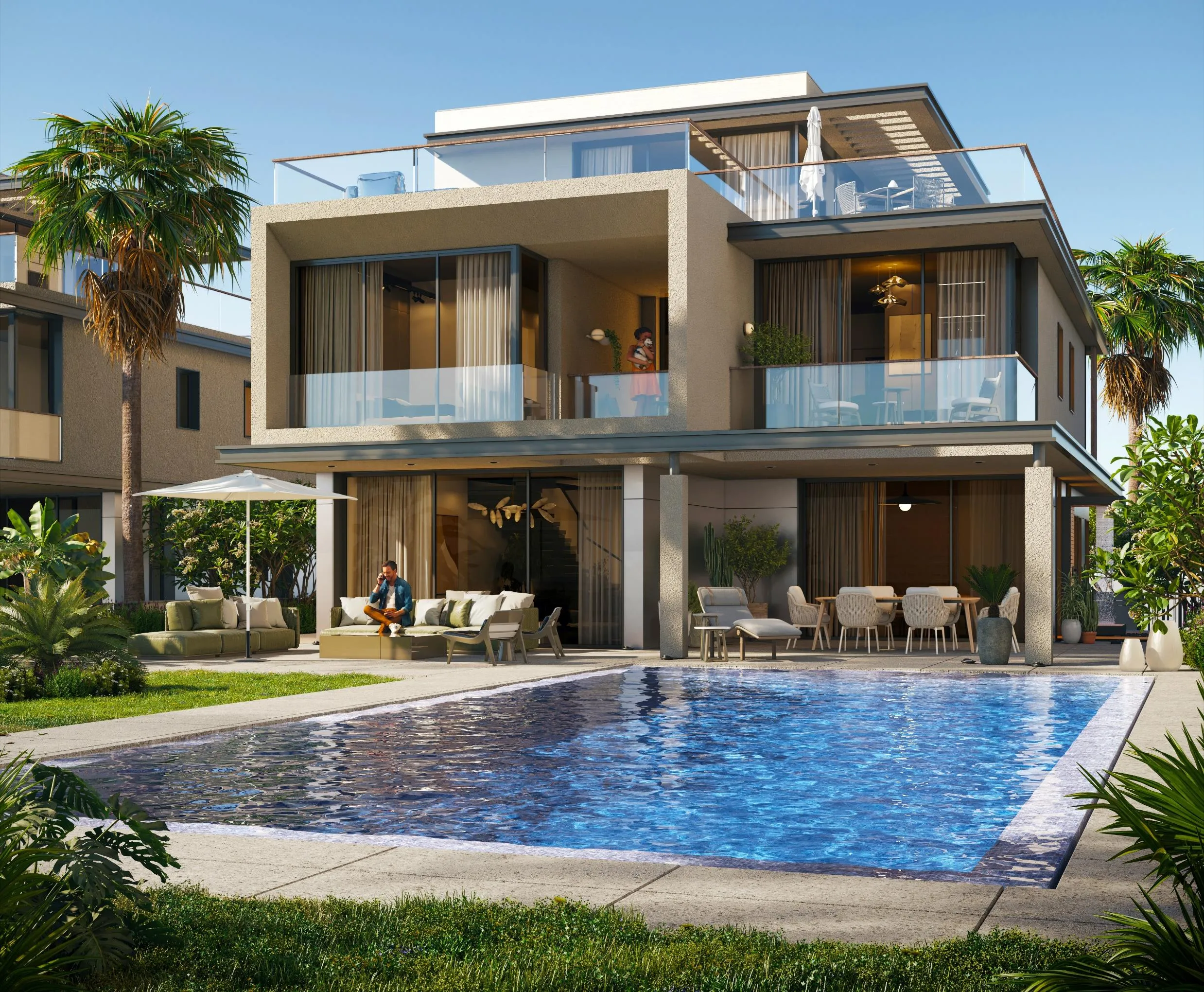 Villa for sale in PX in 6th of October City of 246 m² with 4 bedrooms