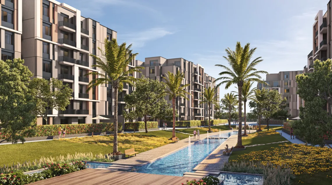 Apartment for sale in The Phoenix SwanLake Residences in New Cairo of 151 m² with 3 bedrooms