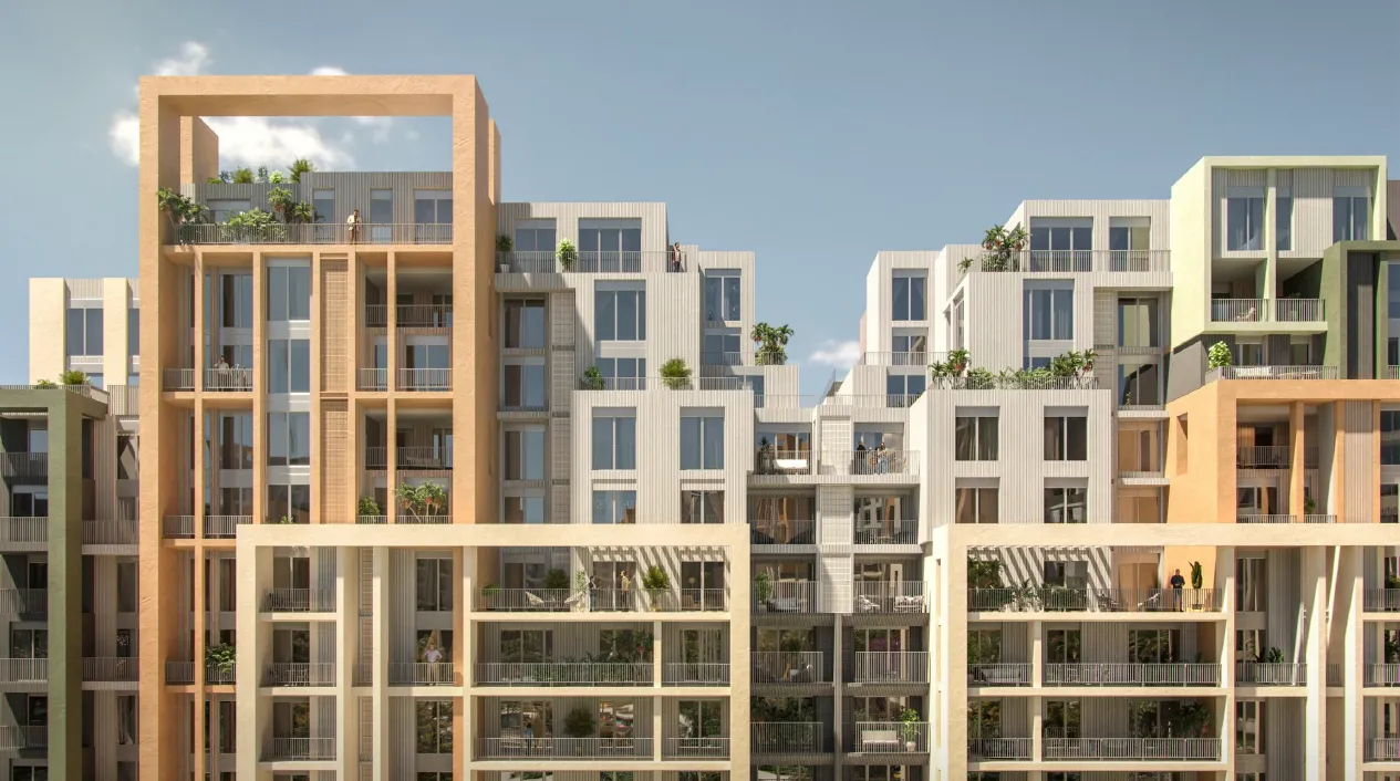 Apartment for sale in The Village Views in El Sheikh Zayed of 176 m² with 3 bedrooms