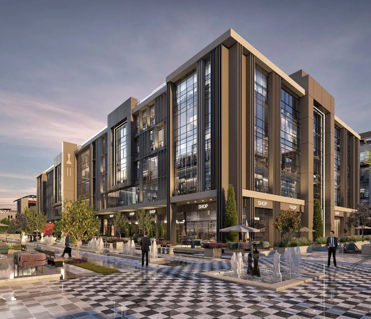 Office for sale in Queens in New Cairo of 137 m² with 0 bedrooms