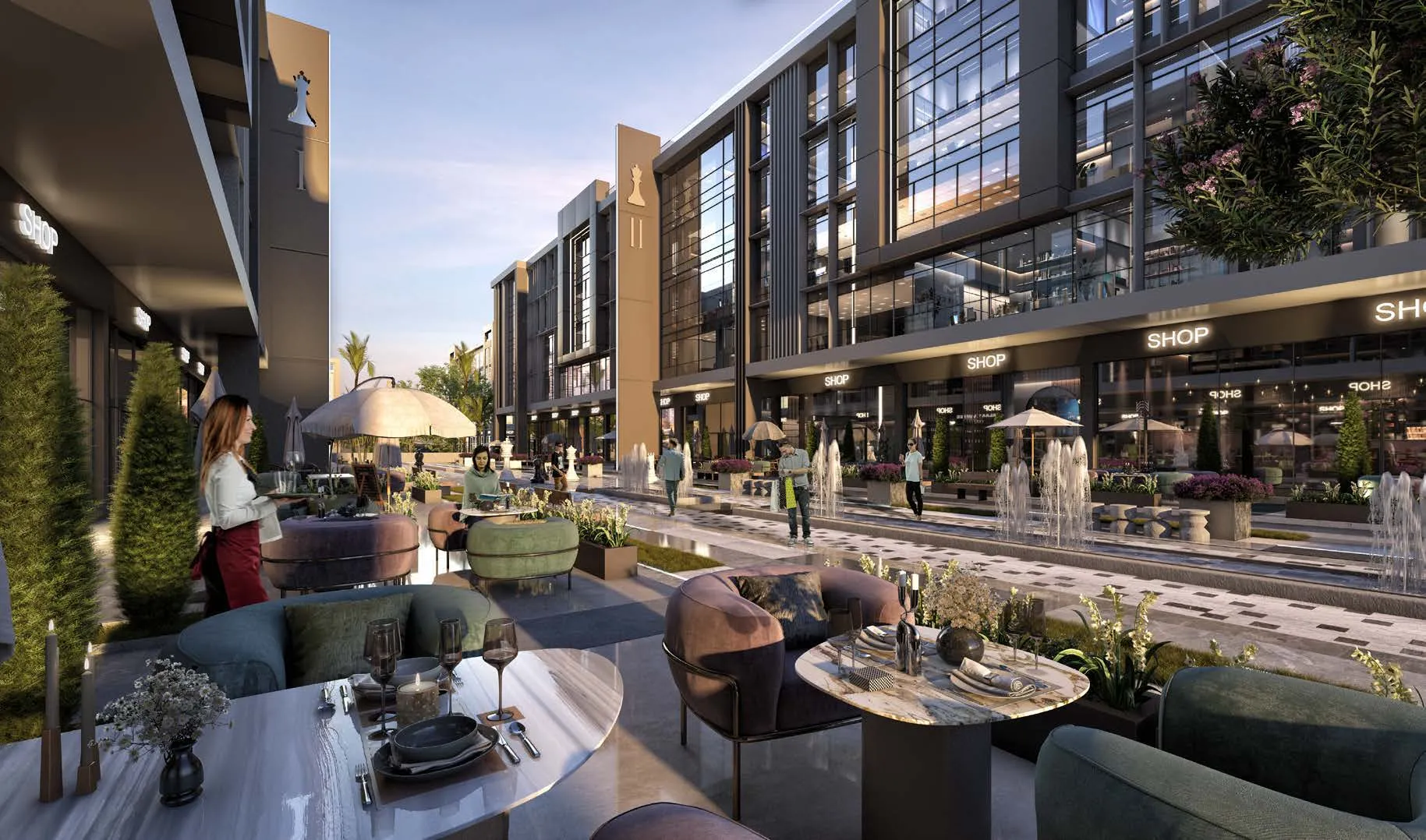Office for sale in Queens in New Cairo of 137 m² with 0 bedrooms