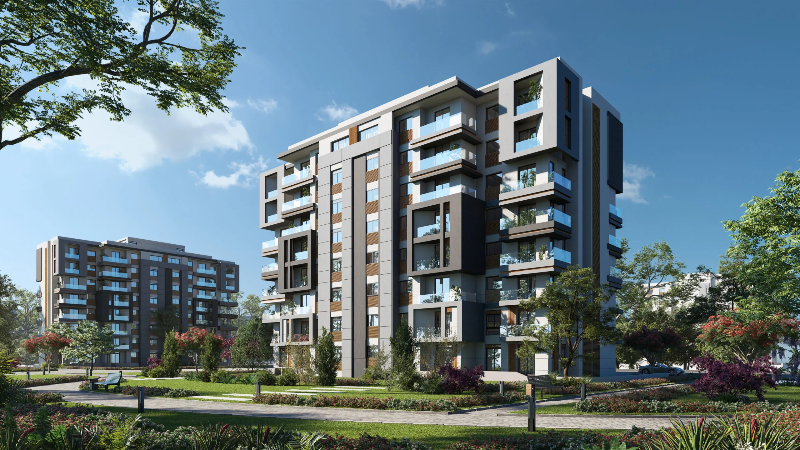Studio for sale in Bleu Vert  in New Capital City of 58 m² with 1 bedrooms