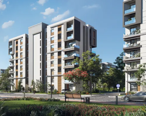 Studio for sale in Bleu Vert  in New Capital City of 58 m² with 1 bedrooms