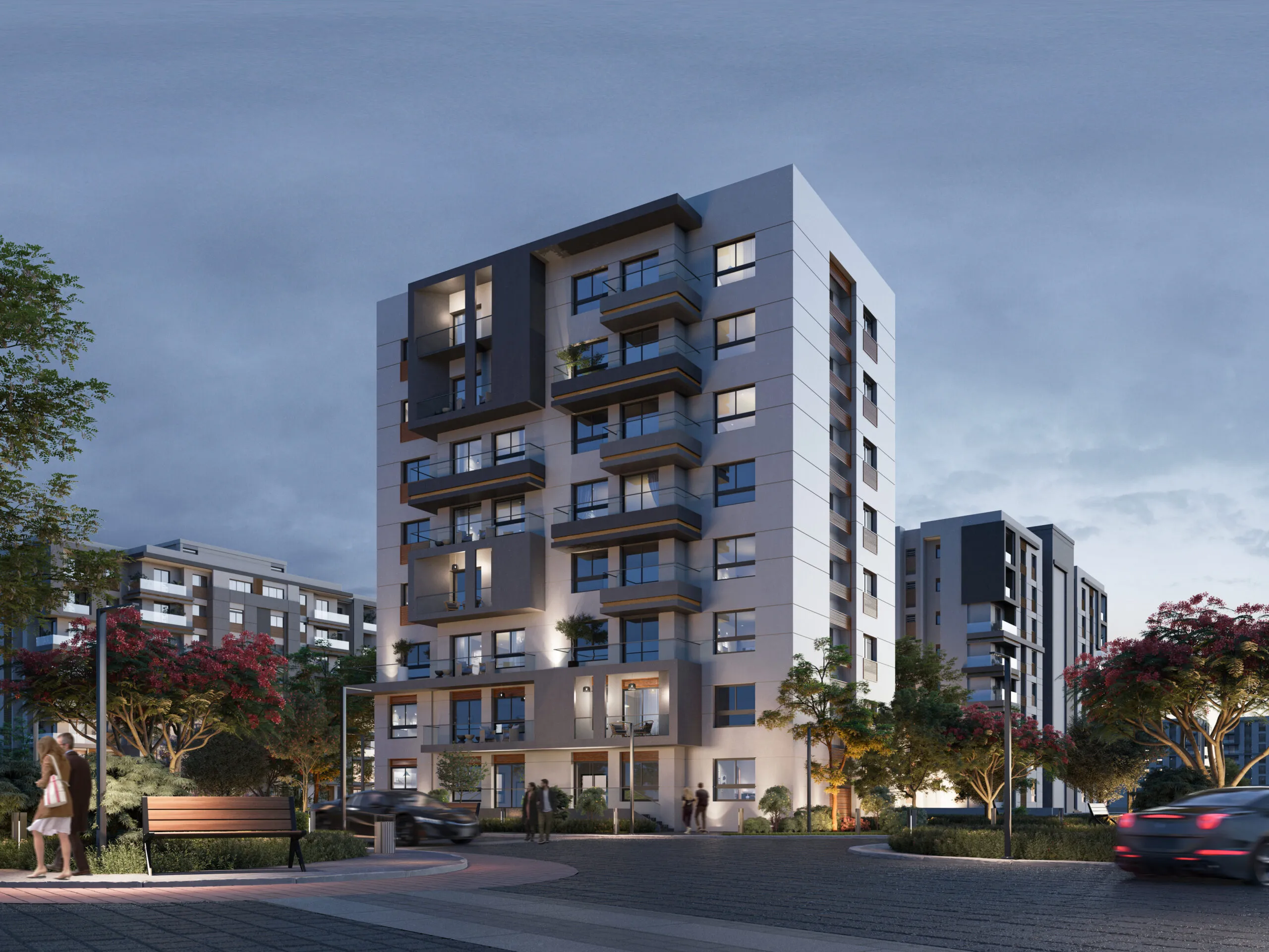 Studio for sale in Bleu Vert  in New Capital City of 58 m² with 1 bedrooms