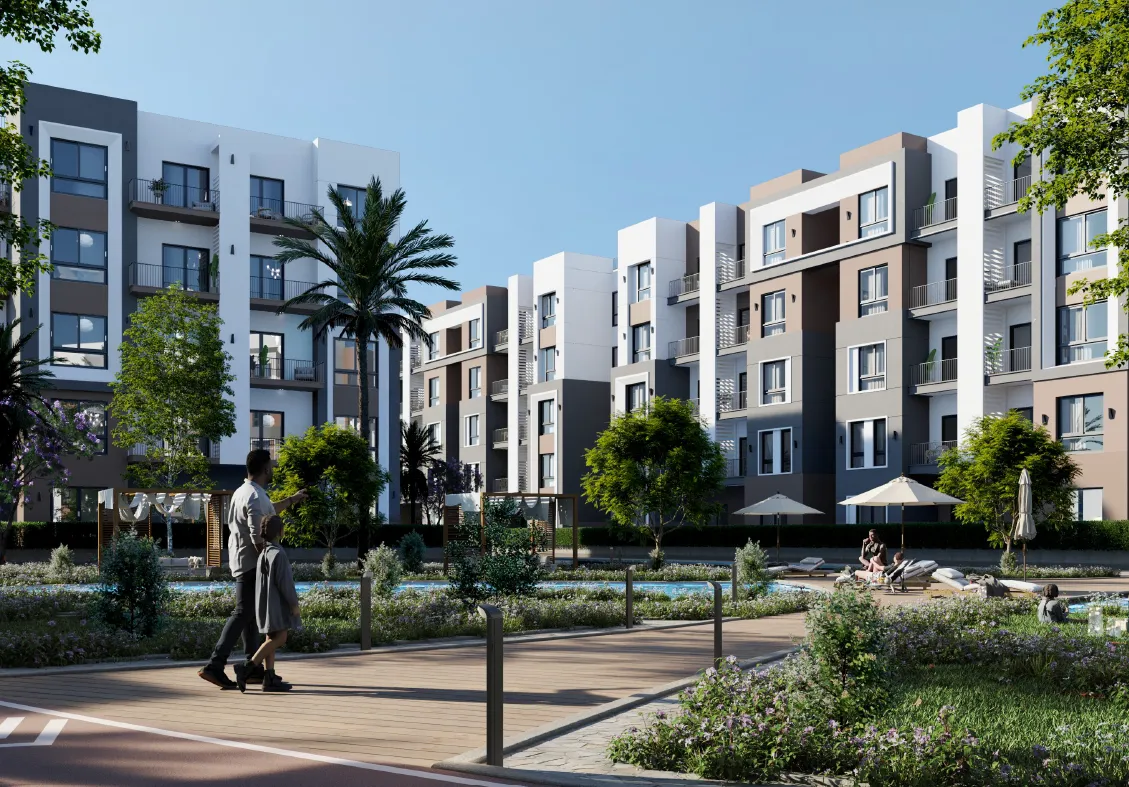 Apartment for sale in Vida Residence in 6th of October City of 132 m² with 3 bedrooms