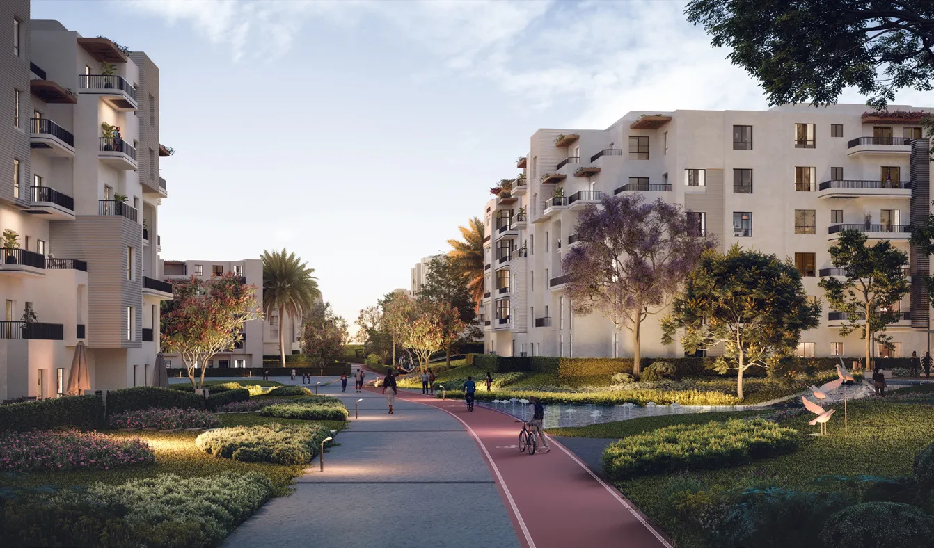 شقة للبيع في أو ويست أوراسكوم في حدائق اكتوبر بمساحة 0 م² تتكون من 2 غرف