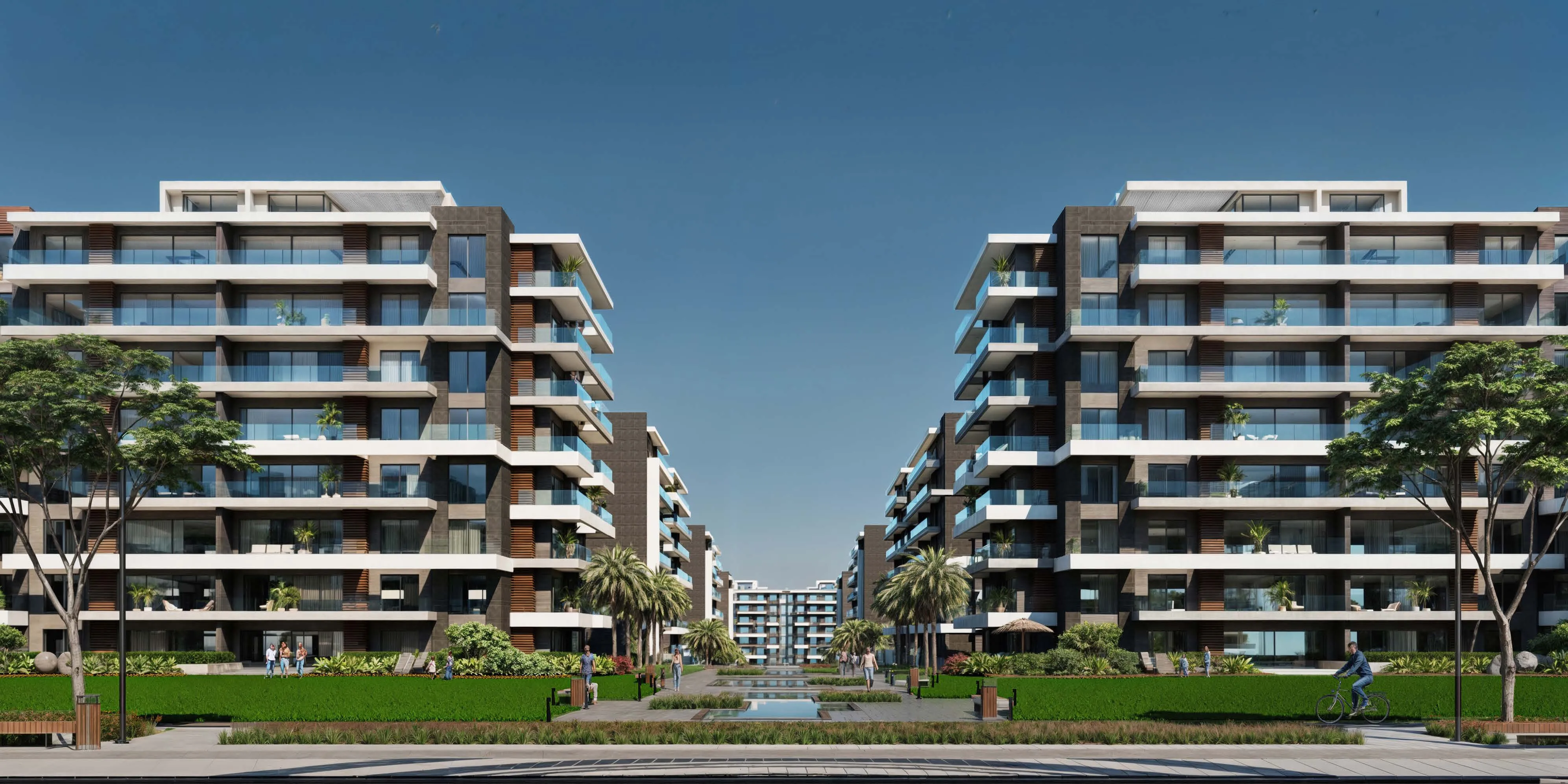 Apartment for sale in Patio Vida in 6th settlement of 168 m² with 3 bedrooms