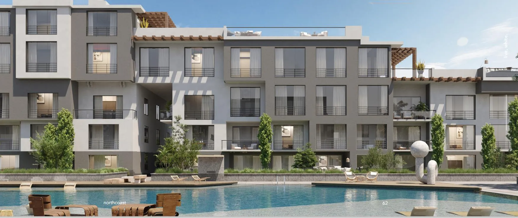 Chalet for sale in Direction white Phase one in Ras El Hekma of 225 m² with 3 bedrooms