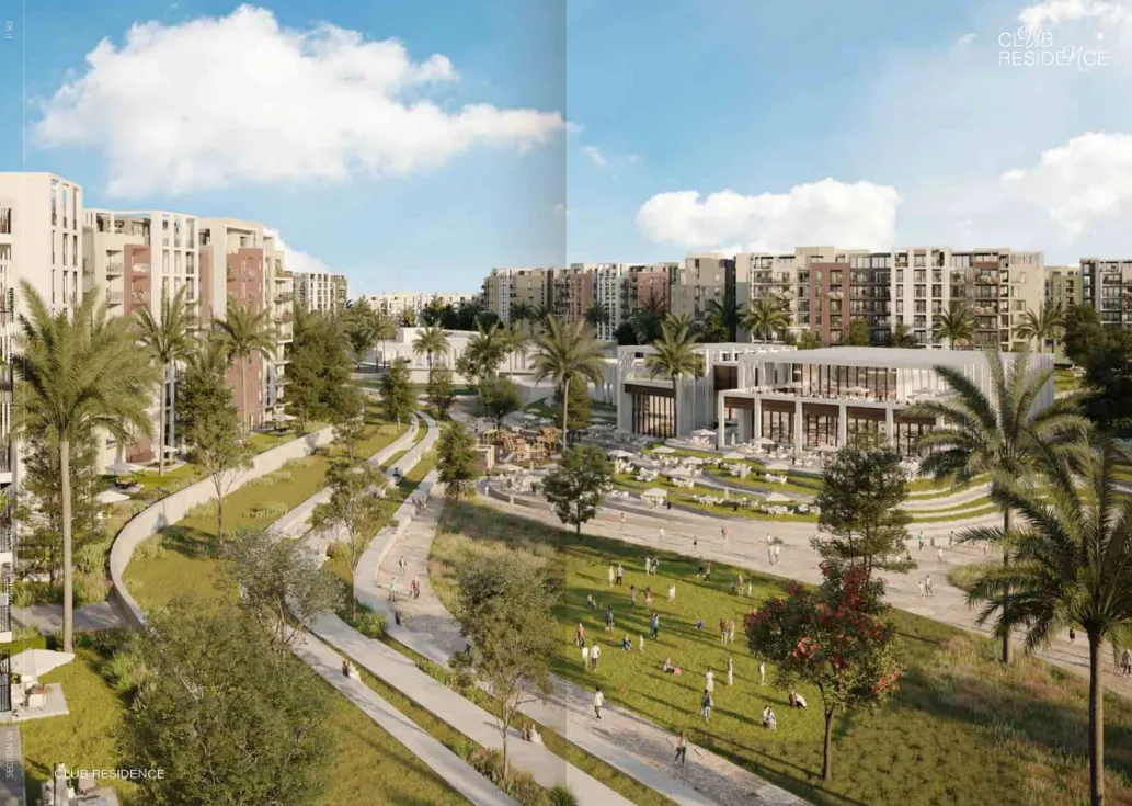 شقة للبيع في زيد إيست في التجمع السادس بمساحة 177 م² تتكون من 3 غرف