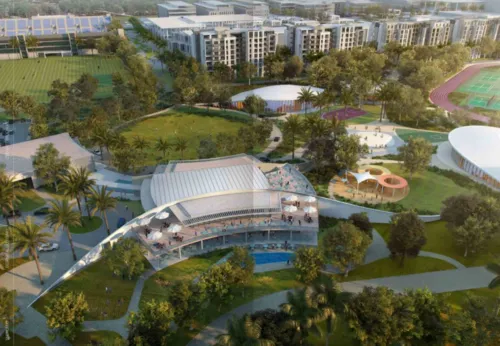 Apartment for sale in ZED East in 6th settlement of 179 m² with 3 bedrooms