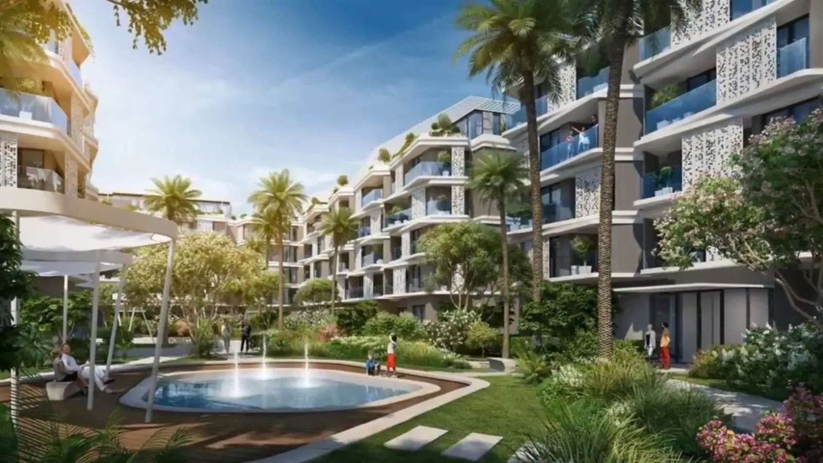 Apartment for sale in District 1 - Boulevard  in October Gardens of 94 m² with 1 bedrooms