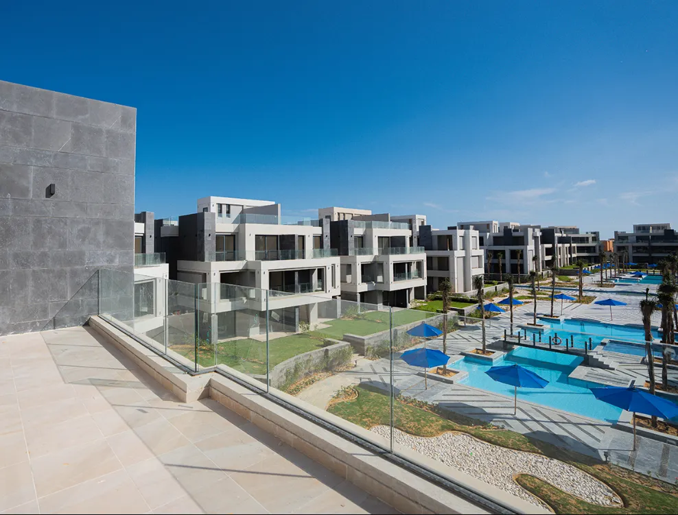 Chalet for sale in La Vista Ray in Ain Sokhna of 124 m² with 3 bedrooms