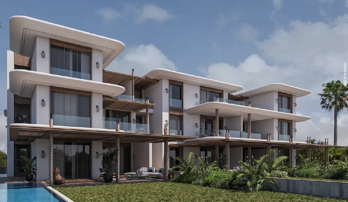 تاون هاوس للبيع في زويا غزالة باي في غزالة باي بمساحة 230 م² تتكون من 4 غرف