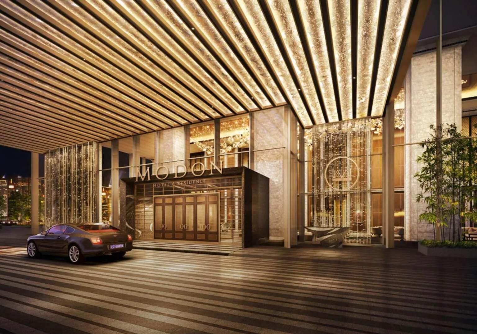 Serviced Apartment for sale in Modon Hotels & Residence Tower in New Capital City of 43 m² with 1 bedrooms