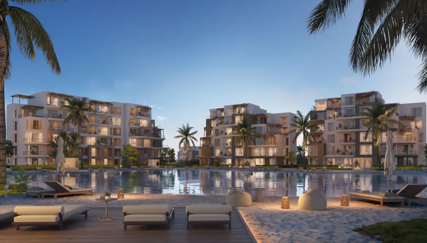 Chalet for sale in Hyde Park North - Seashore in Ras El Hekma of 106 m² with 2 bedrooms