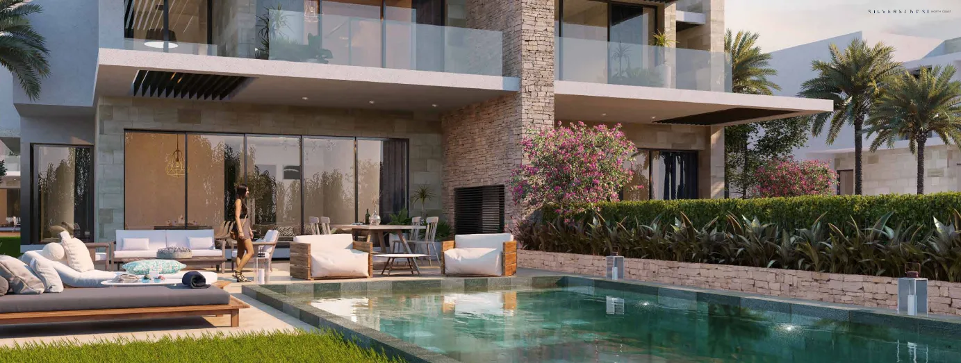 Twinhouse for sale in Silversands  in Sidi Heneish of 307 m² with 4 bedrooms