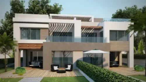 Twinhouse for sale in Palm Valley in 6th of October City of 285 m² with 4 bedrooms