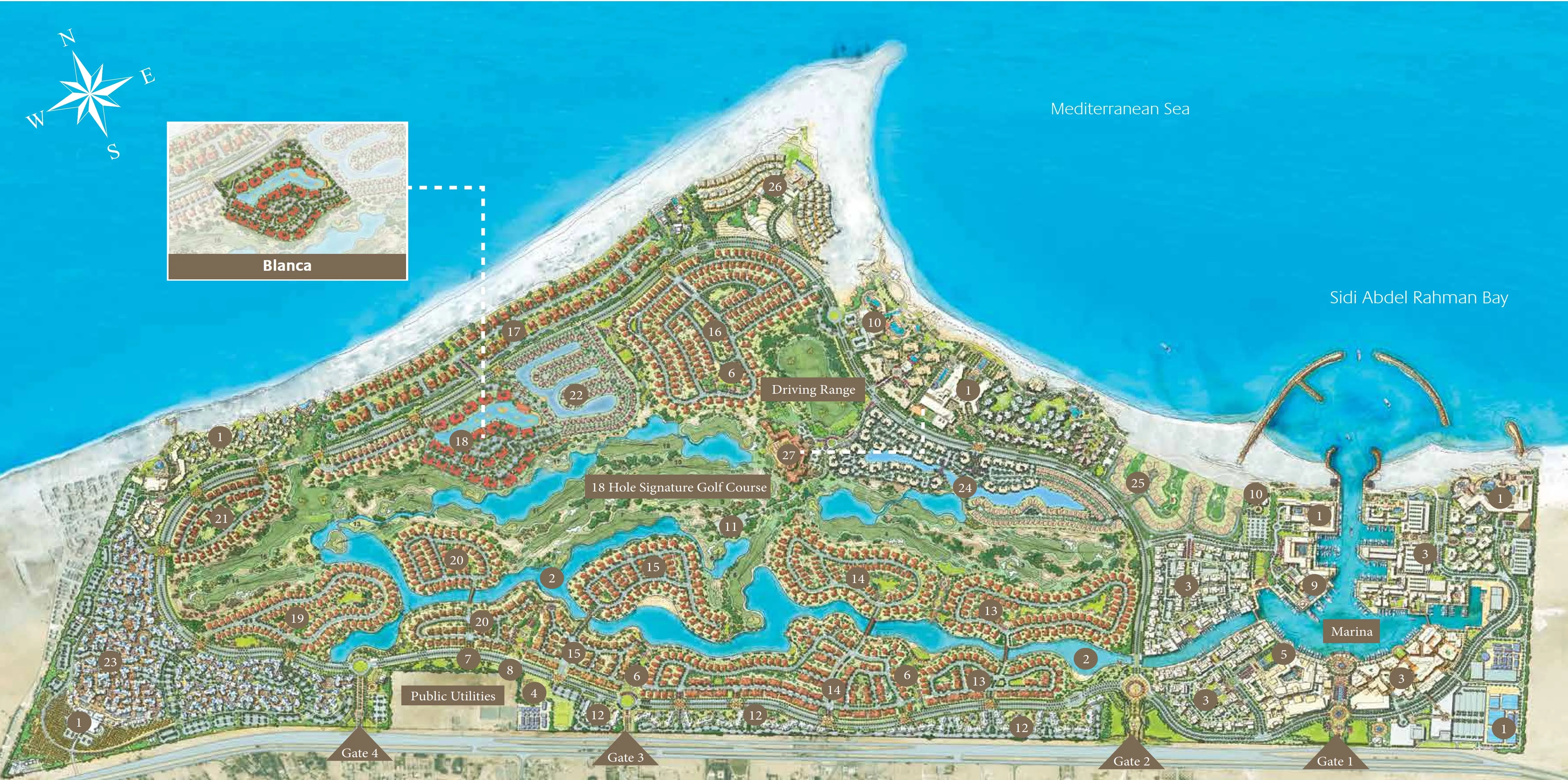 Chalet for sale in Marassi in Sidi Abdel Rahman of 0 m² with 3 bedrooms