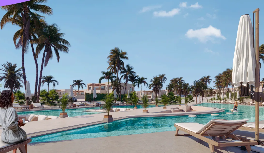 Chalet for sale in Hacienda Waters  in Ras El Hekma of 107 m² with 2 bedrooms