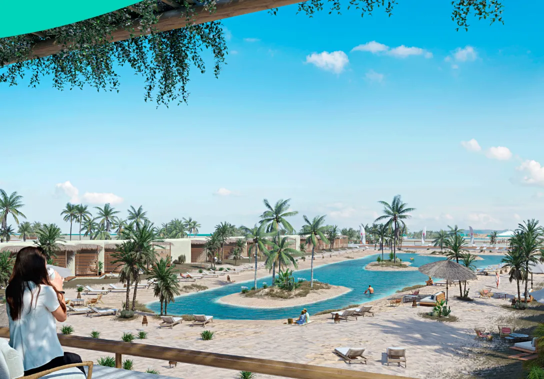 Chalet for sale in Hacienda Waters  in Ras El Hekma of 107 m² with 2 bedrooms
