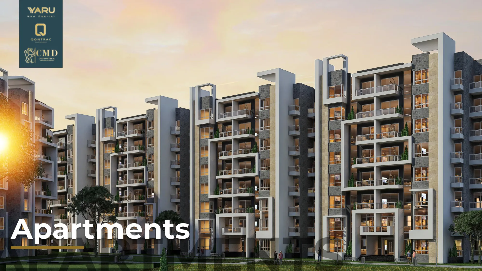 شقة للبيع في يارو في العاصمة الإدارية الجديدة بمساحة 0 م² تتكون من 2 غرف