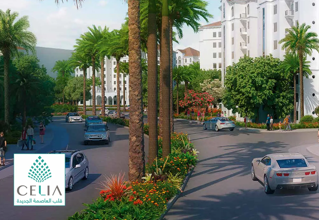 Apartment for sale in Celia  in New Capital City of 80 m² with 1 bedrooms