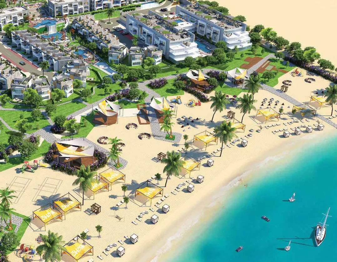 شاليه للبيع في بوهو السخنة في العين السخنة بمساحة 157 م² تتكون من 3 غرف