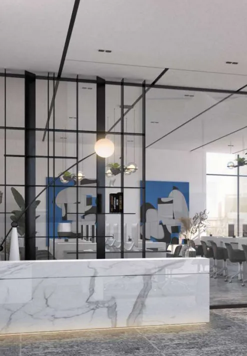 مكتب للبيع في سنترال افينيو في الشيخ زايد بمساحة 181 م² تتكون من 0 غرف