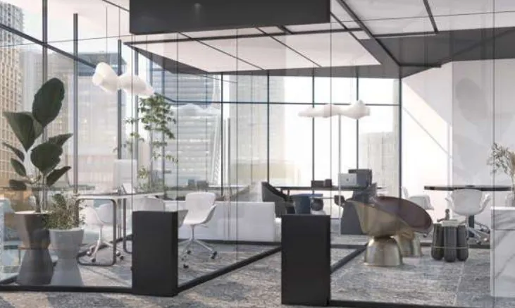 مكتب للبيع في سنترال افينيو في الشيخ زايد بمساحة 181 م² تتكون من 0 غرف