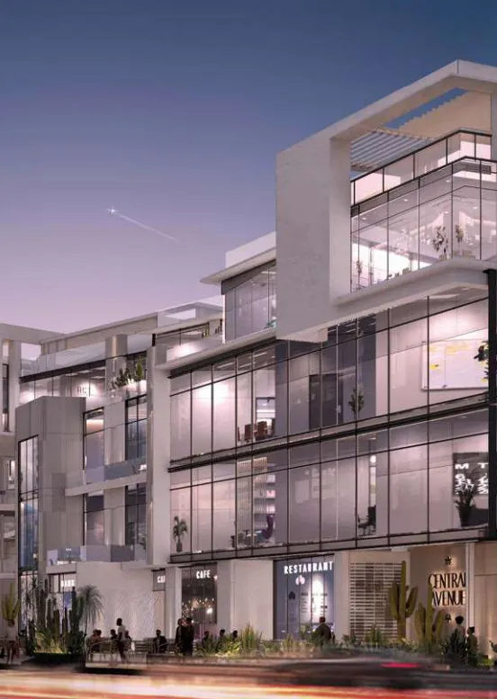 مكتب للبيع في سنترال افينيو في الشيخ زايد بمساحة 181 م² تتكون من 0 غرف