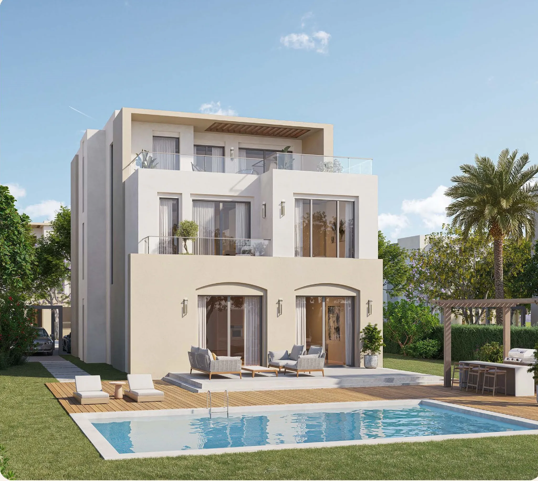 Villa for sale in Jade Hills - City Gate in New Cairo of 356 m² with 5 bedrooms