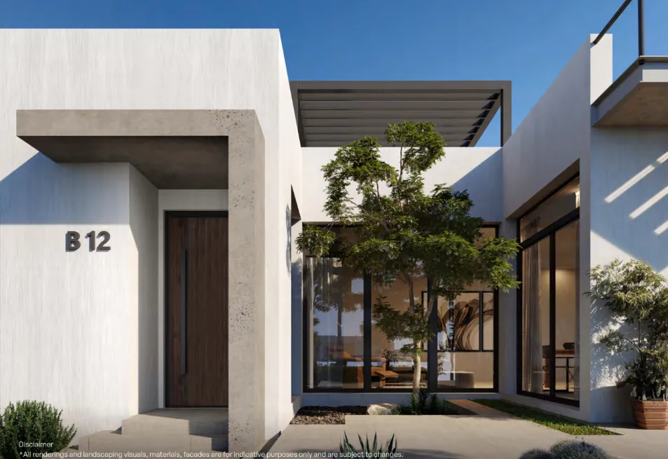 توين هاوس للبيع في سوان ليك الساحل الشمالي في رأس الحكمة بمساحة 270 م² تتكون من 4 غرف