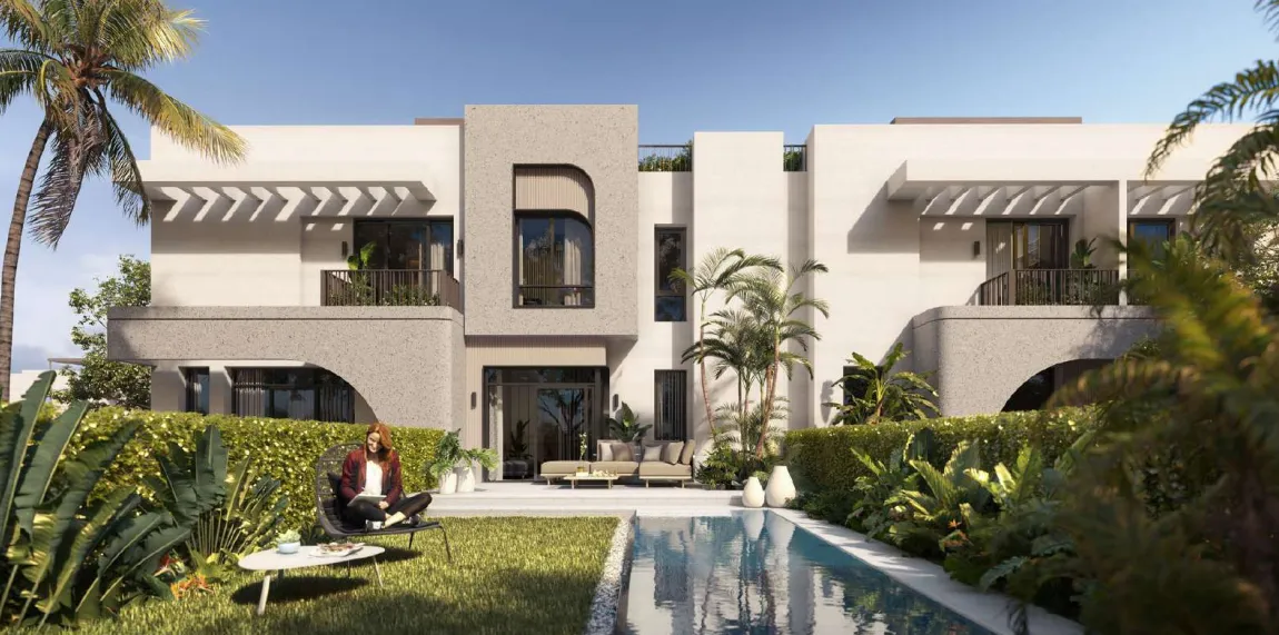 تاون هاوس للبيع في أو ويست أوراسكوم في حدائق اكتوبر بمساحة 213 م² تتكون من 3 غرف