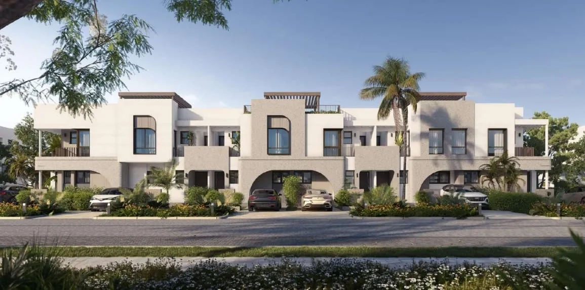 تاون هاوس للبيع في أو ويست أوراسكوم في حدائق اكتوبر بمساحة 213 م² تتكون من 3 غرف