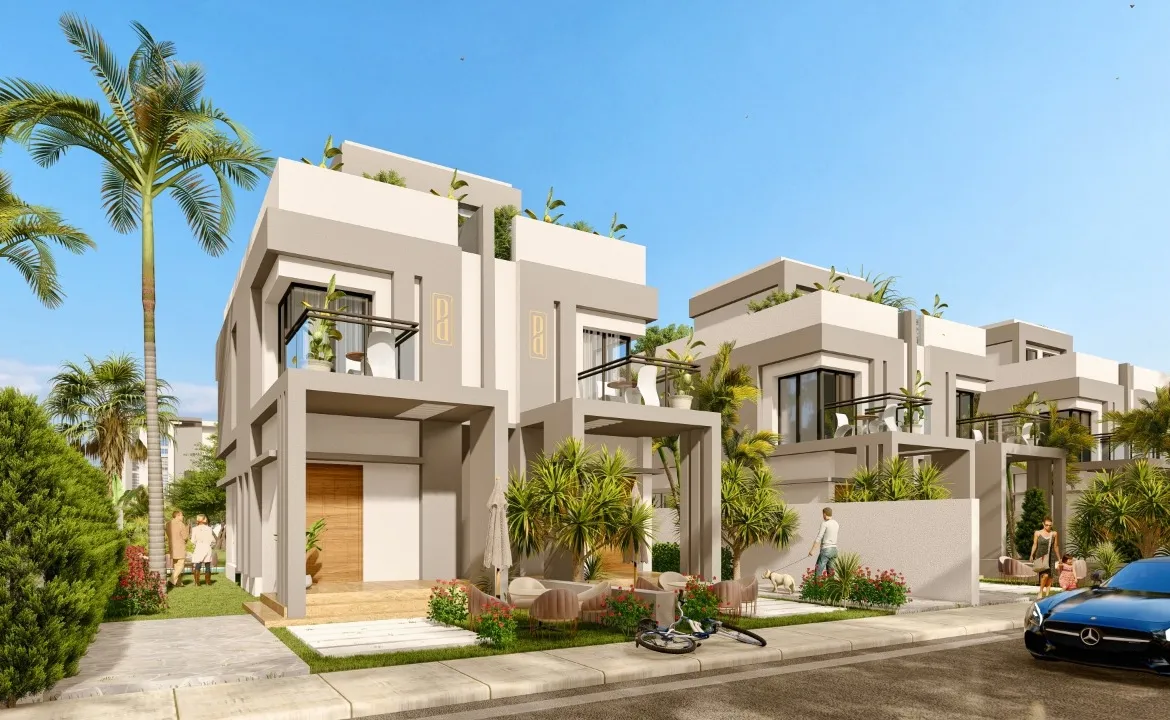 توين هاوس للبيع في بورتو أكتوبر في مدينة السادس من أكتوبر بمساحة 185 م² تتكون من 3 غرف