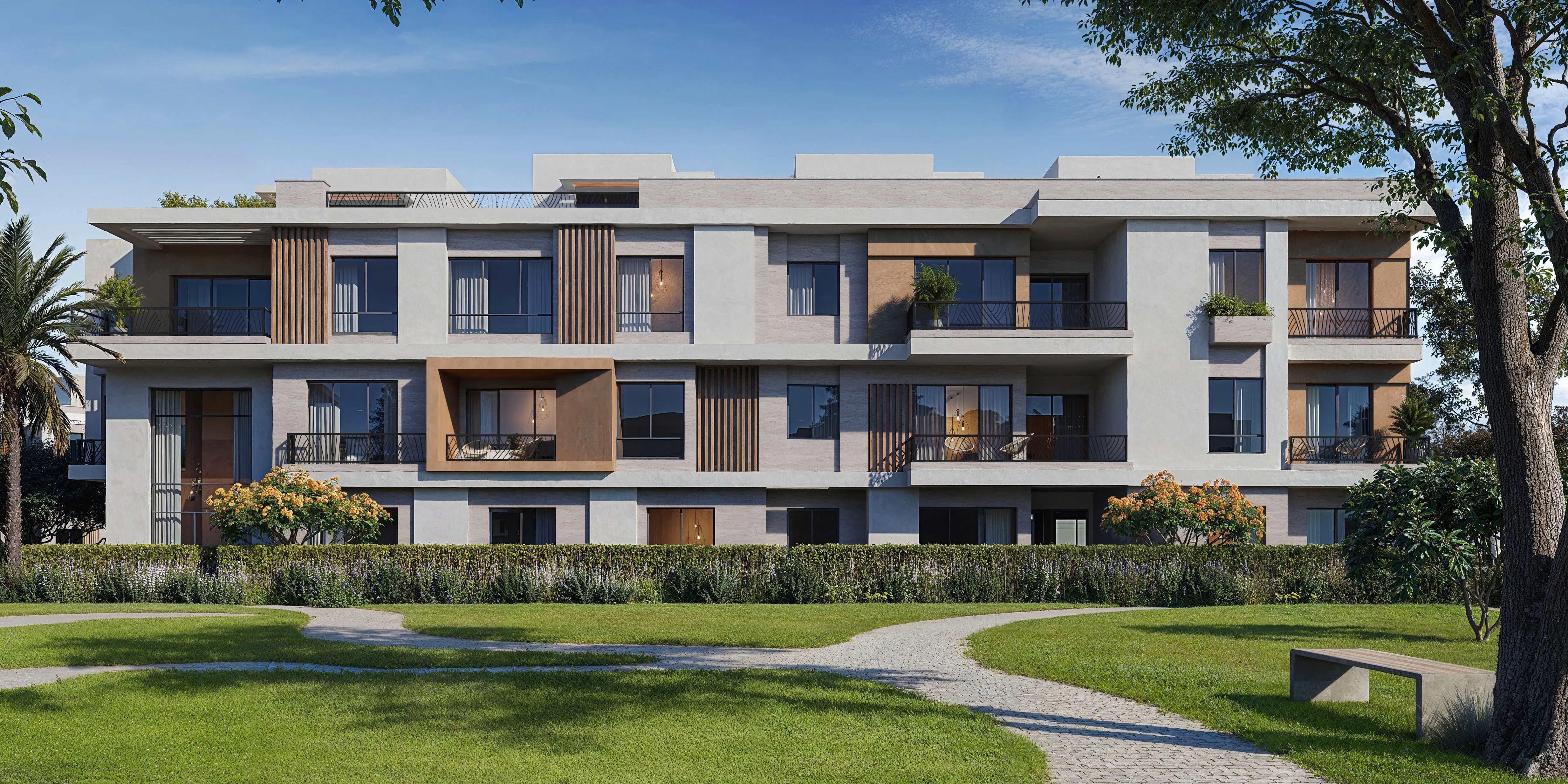 شقة للبيع في استيتس ريزيدينس    في الشيخ زايد الجديدة بمساحة 120 م² تتكون من 2 غرف