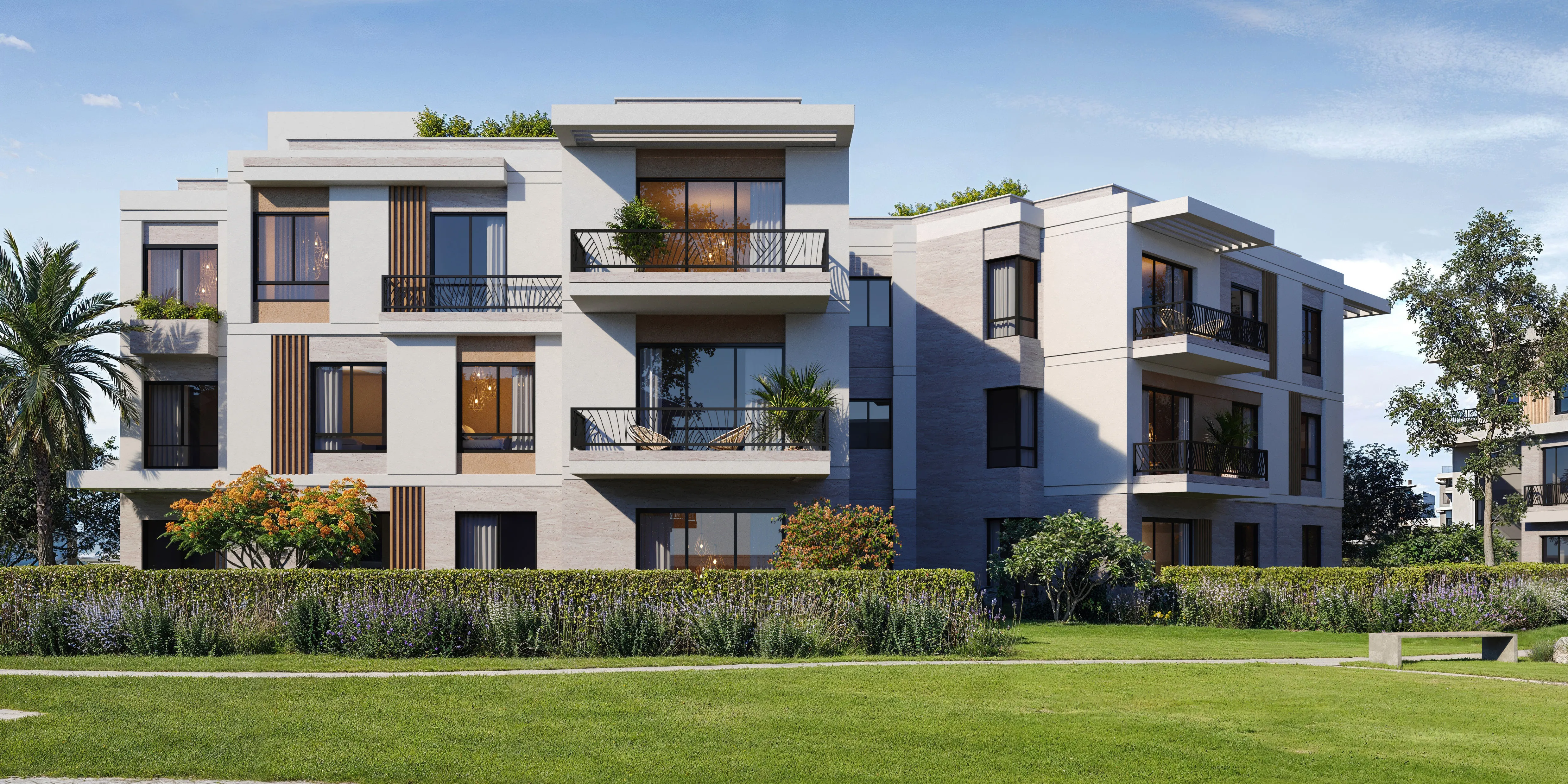 شقة للبيع في استيتس ريزيدينس    في الشيخ زايد الجديدة بمساحة 120 م² تتكون من 2 غرف